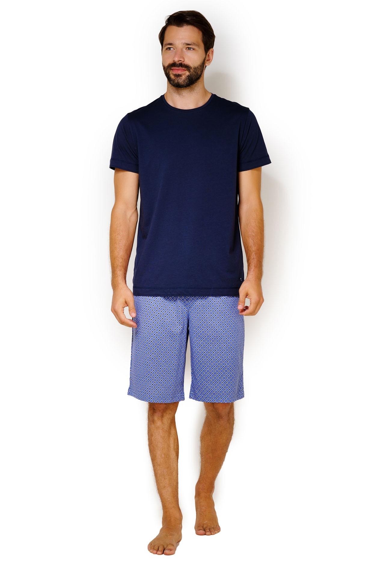 Pánské pyžamo model 16244059 tm.modrá M - Jockey