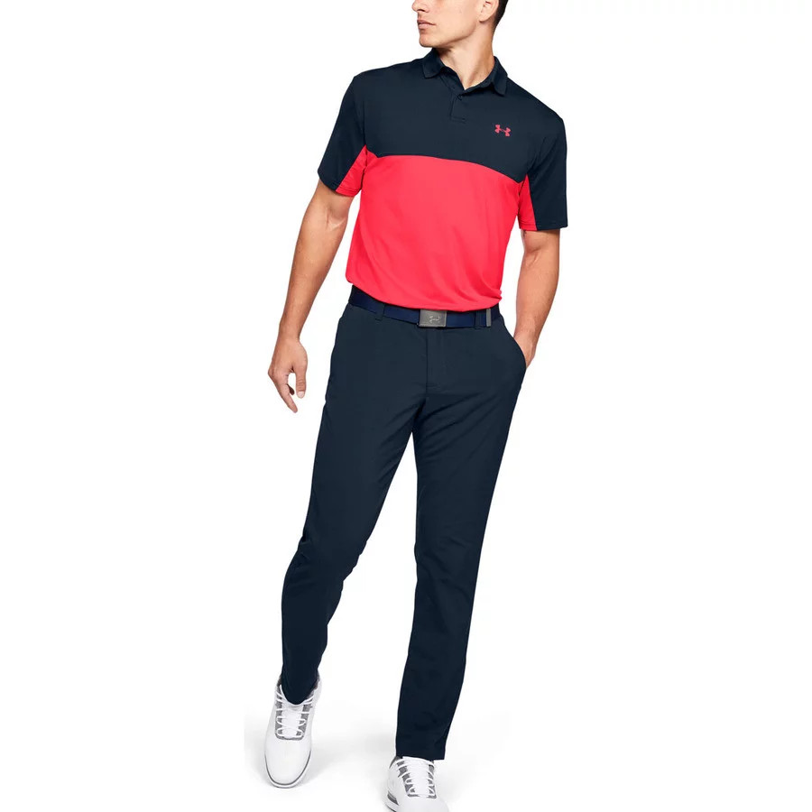 Pánské polo tričko 1355485 Performance SS20 - Under Armour Barva: tmavě modrá s korálovou, Velikost: S/M (obrázek 6)