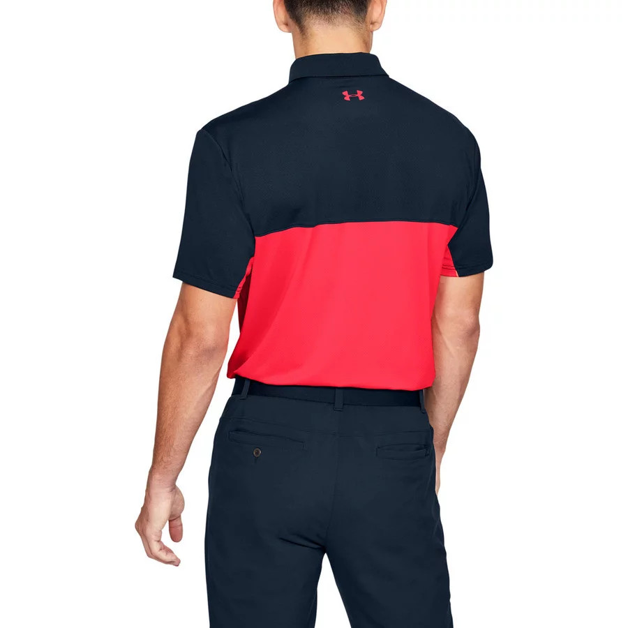 Pánské polo tričko 1355485 Performance SS20 - Under Armour Barva: tmavě modrá s korálovou, Velikost: S/M (obrázek 4)