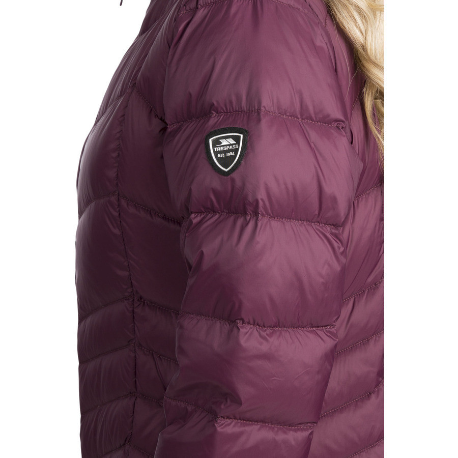 Levně Dámská zimní bunda FAJKDOTR0001 MICAELA - FEMALE DOWN JACKET FW21 - Trespass XL vínová