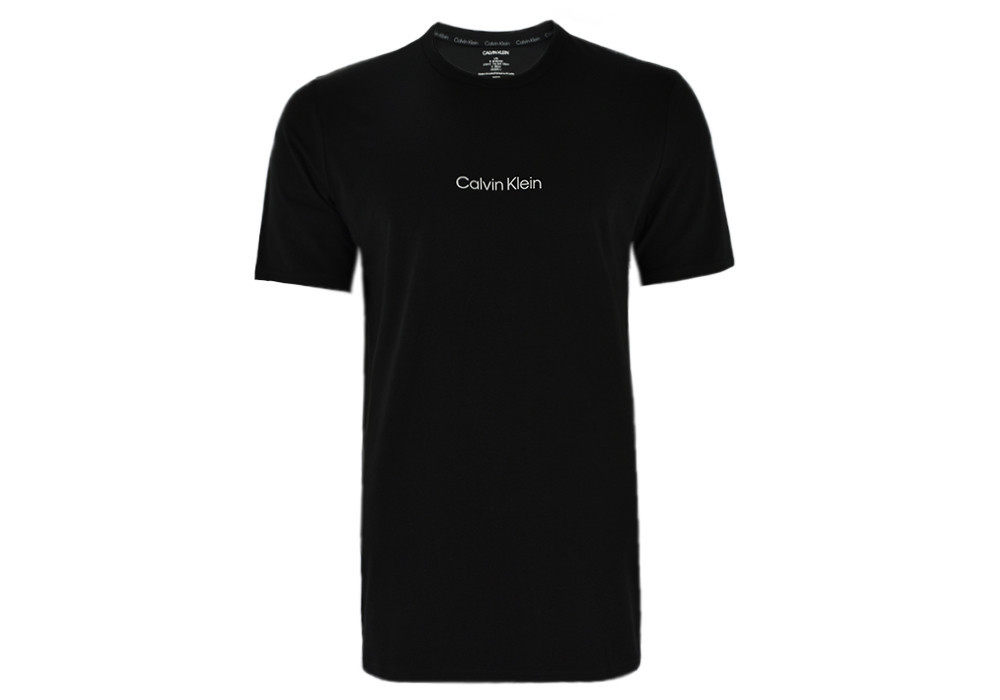 Pánské triko model 16737635 UB1 černá černá XL - Calvin Klein