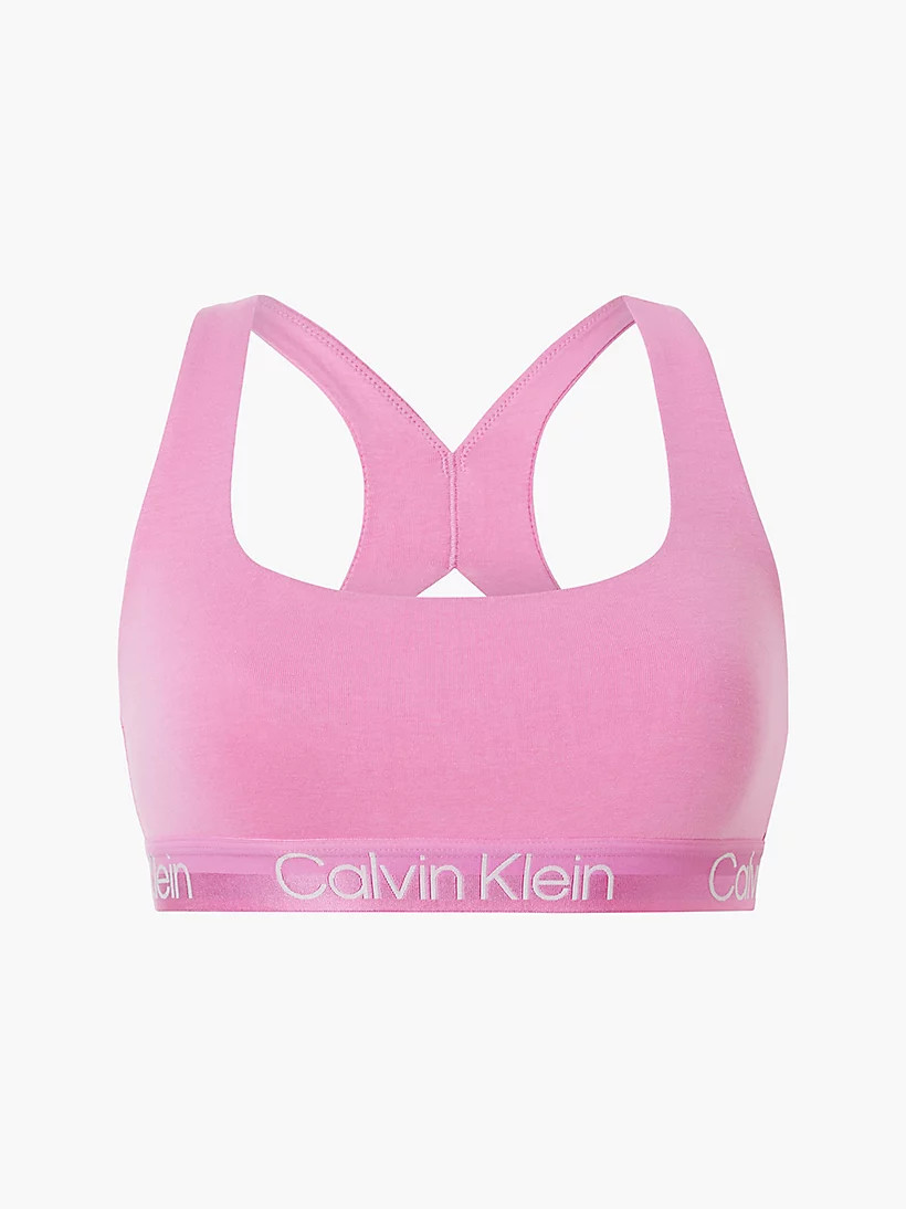 Sportovní braletka růžová model 17037700 - Calvin Klein Velikost: L, Barvy: růžova