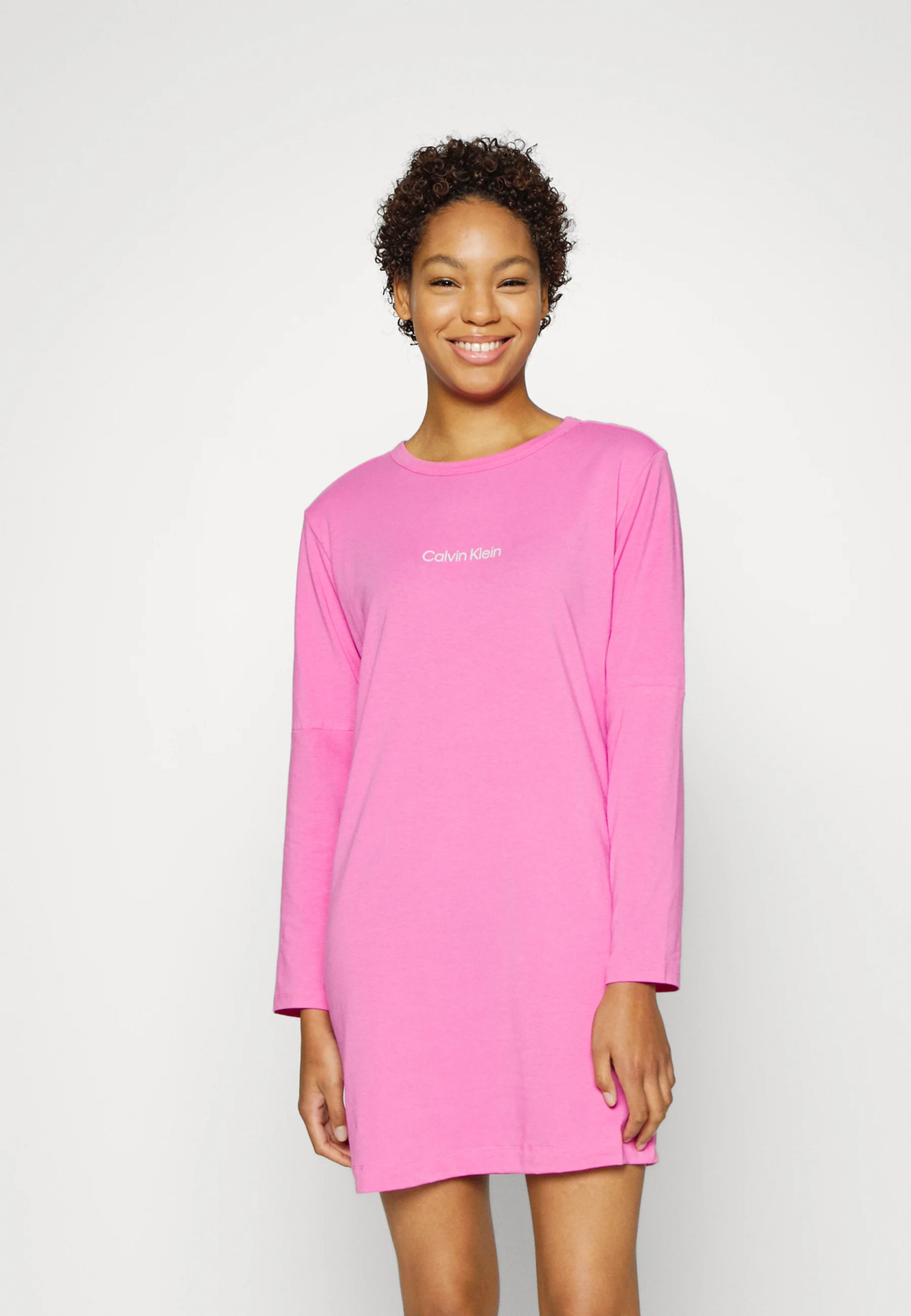 Dámská noční košilka růžová S Růžová model 17037709 - Calvin Klein