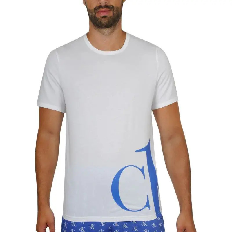 Pánske tričko NM1904E - C66 Kráľovská modrá - Calvin Klein L Královská modř