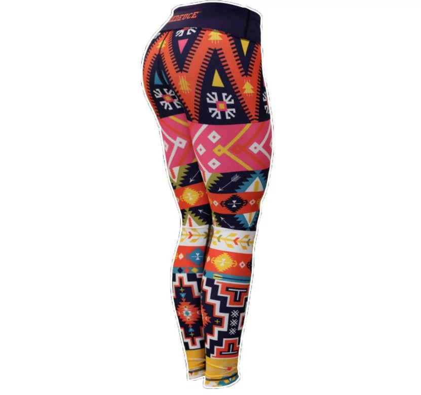 Dámské fitness legíny Six Deuce Aztec - multicolor - Litex XS