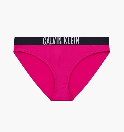 Spodní dil plavek KW01728 T01 růžová - Calvin Klein XL růžová a černá
