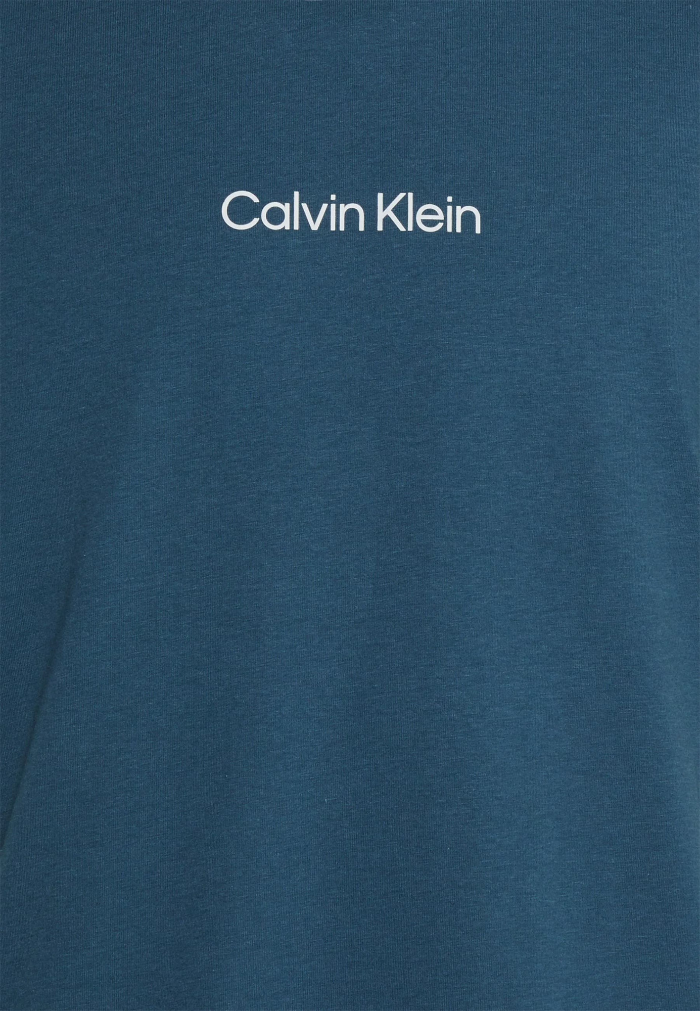 Pánské triko na spaní NM2170E C1E - petrolejová - Calvin Klein L Modrá