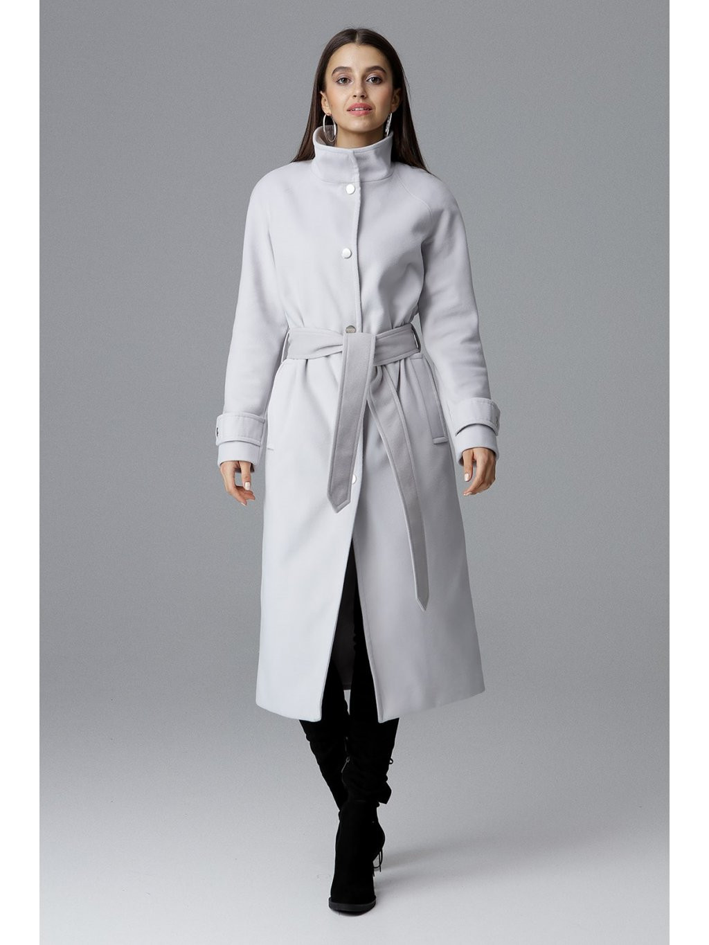 Dámský plášť / kabát model 17224643 černá 42 - Figl