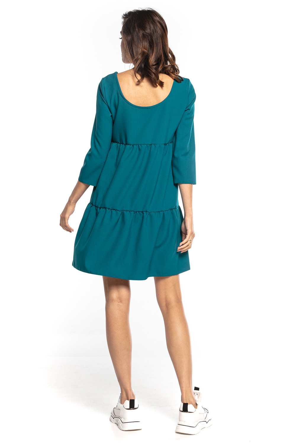 Dámské šaty T353 - Tessita Velikost: XL-42, Barvy: smaragdová