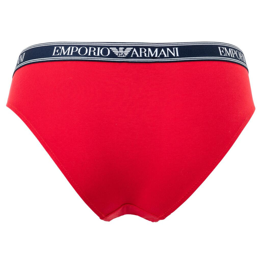 Dámské kalhotky - 163334 2R227 04574 - červená - Emporio Armani XL Červená