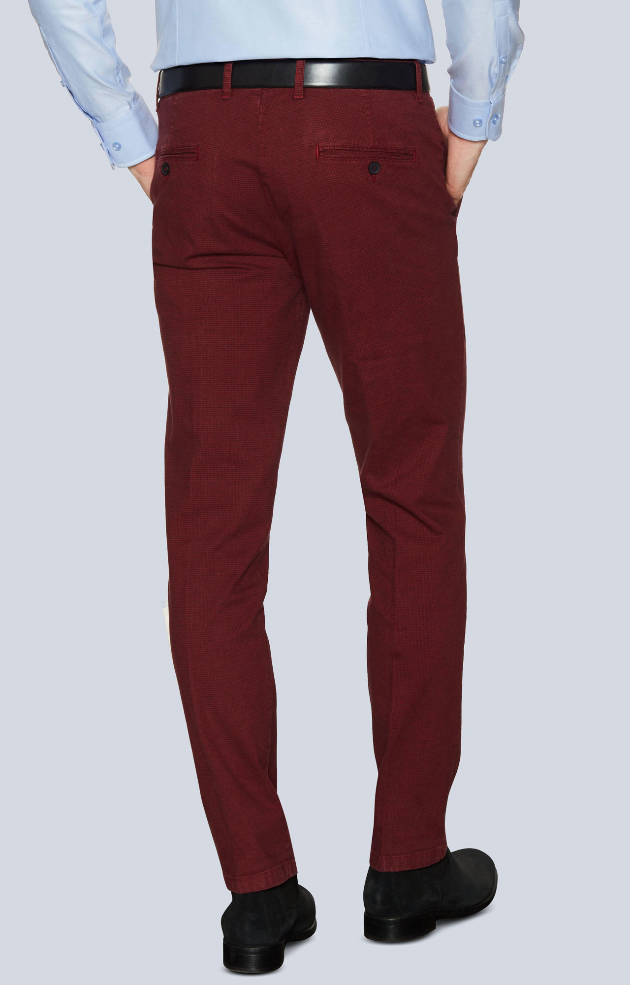 Pánské kalhoty XA9658 - Vistula 32 tm.červená-černá