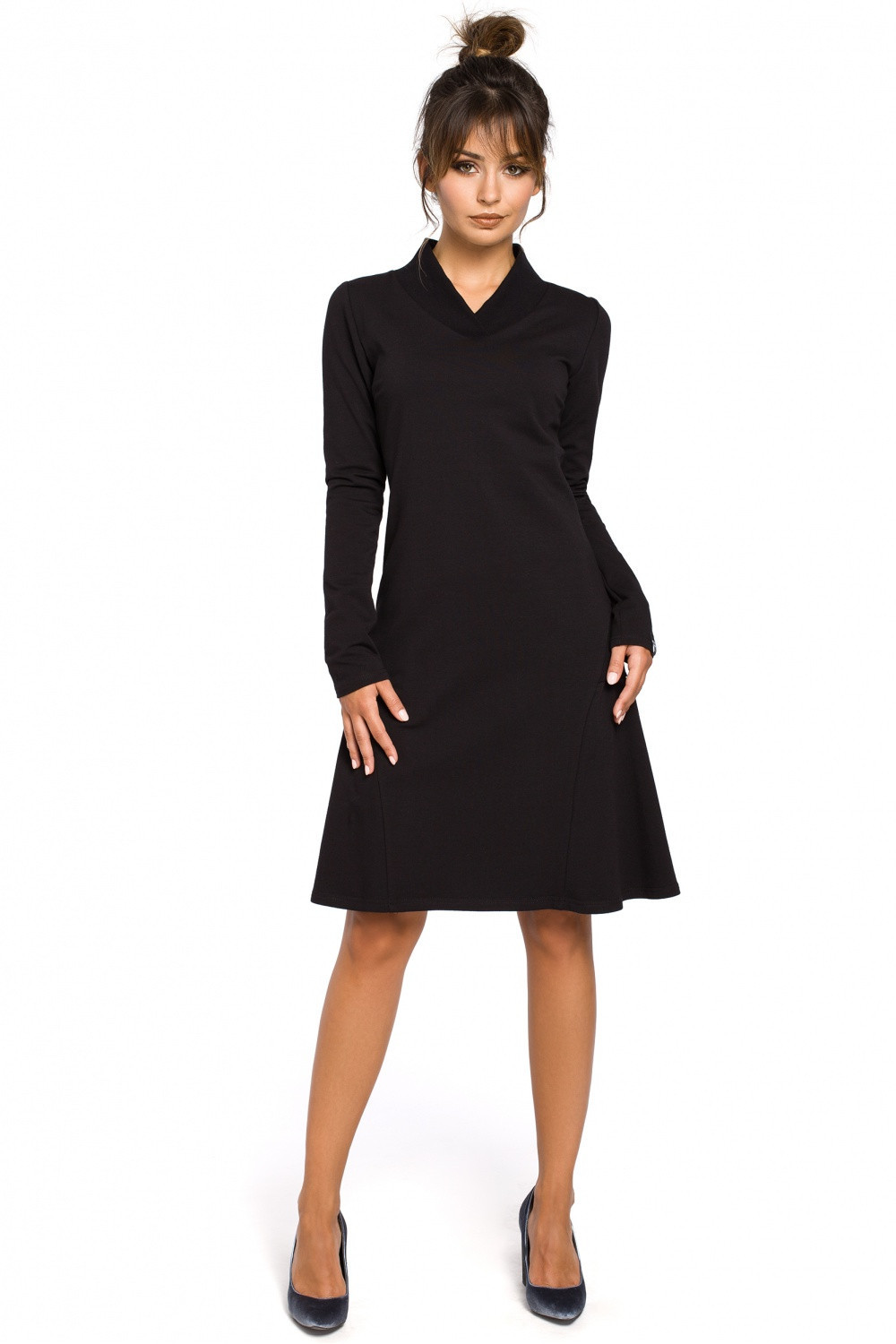 Dámské šaty model 17289622 - BeWear Velikost: M-38, Barvy: černá