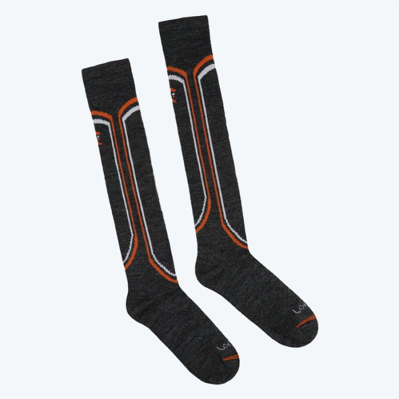 Ponožky Ski Light Merino model 17291674 - Gemini Velikost: 39-42, Barvy: tm.šedá-oranžová