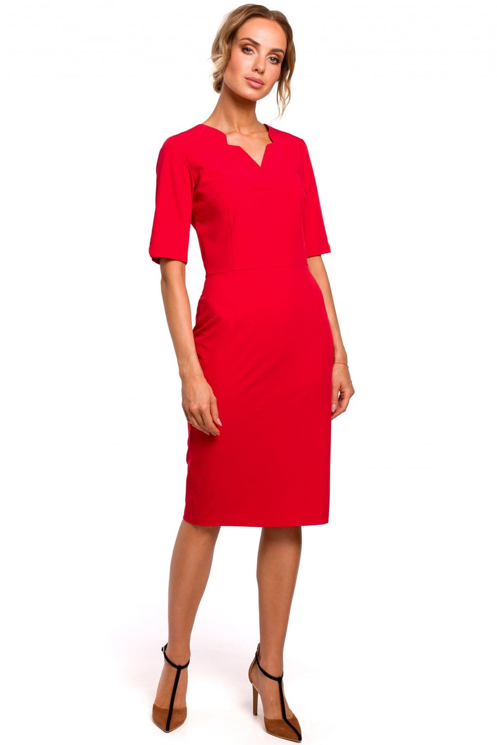 Dámské šaty model 17335951 38/M červená - Moe