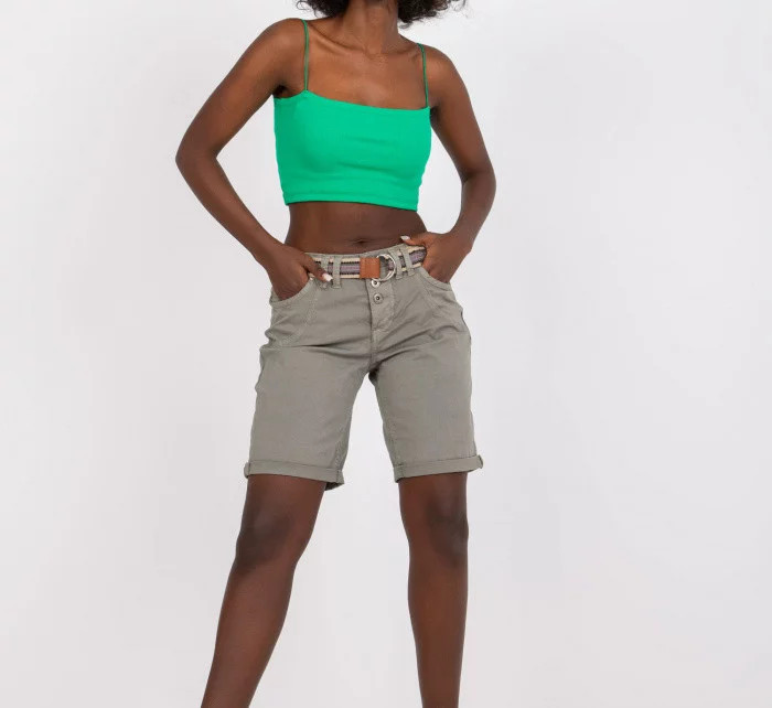Dámské šortky / kraťasy D63990Z - FPrice khaki XS (obrázek 7)