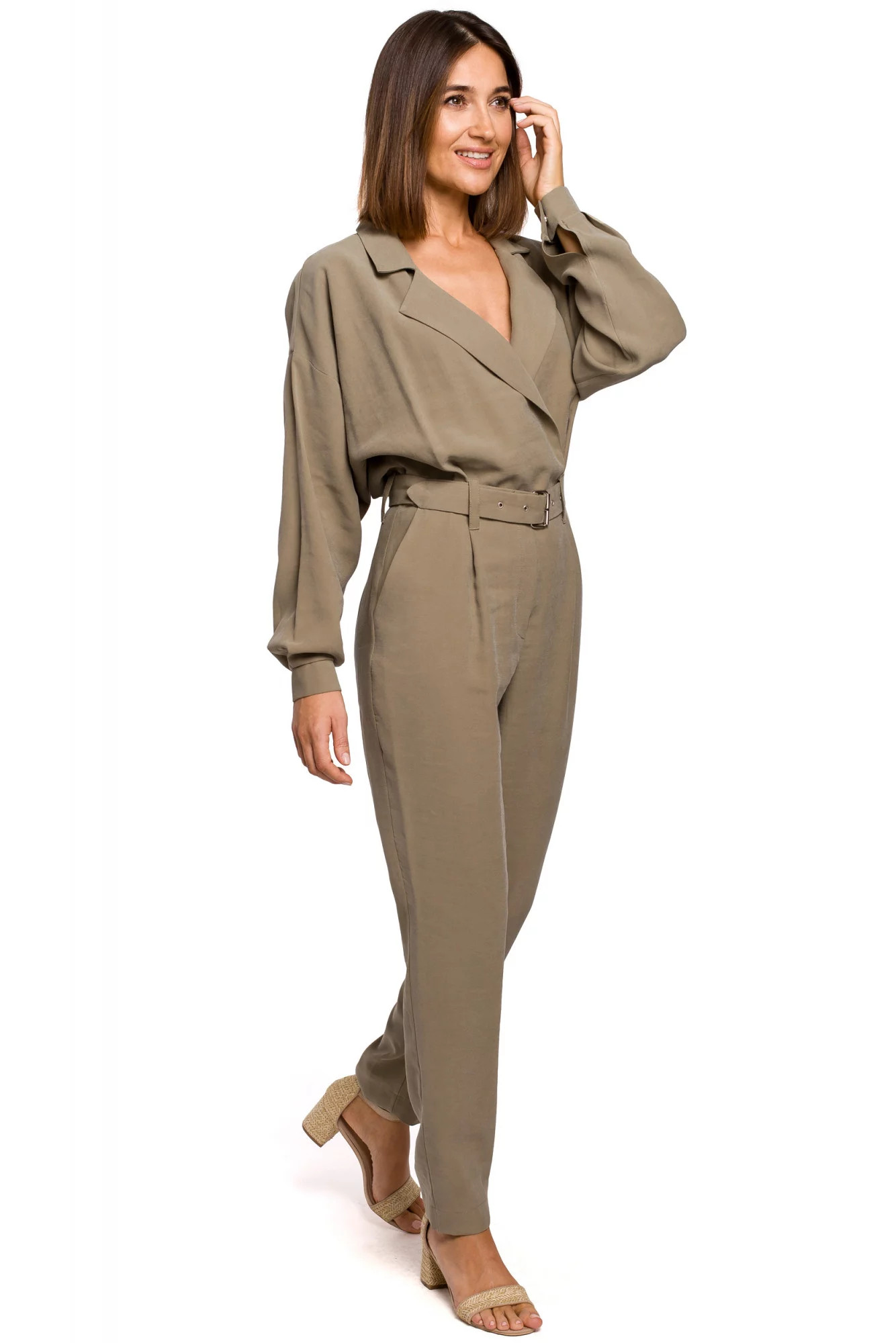 Kombinéza S209 - Stylove 44/2XL krémová (obrázek 3)
