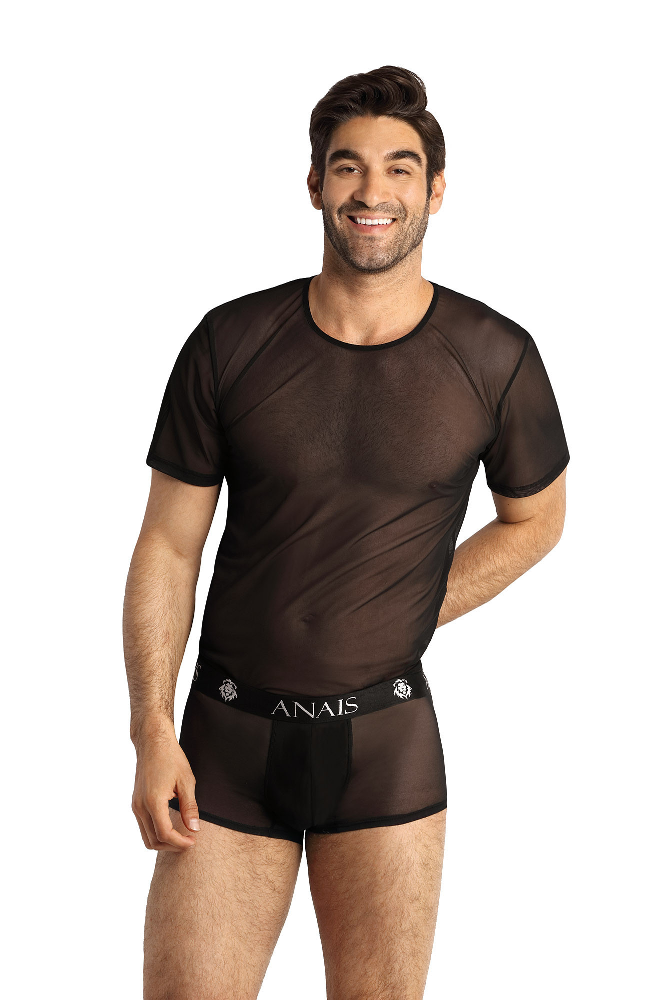Pánske tričko Eros T-shirt - Anais čierna XXXL