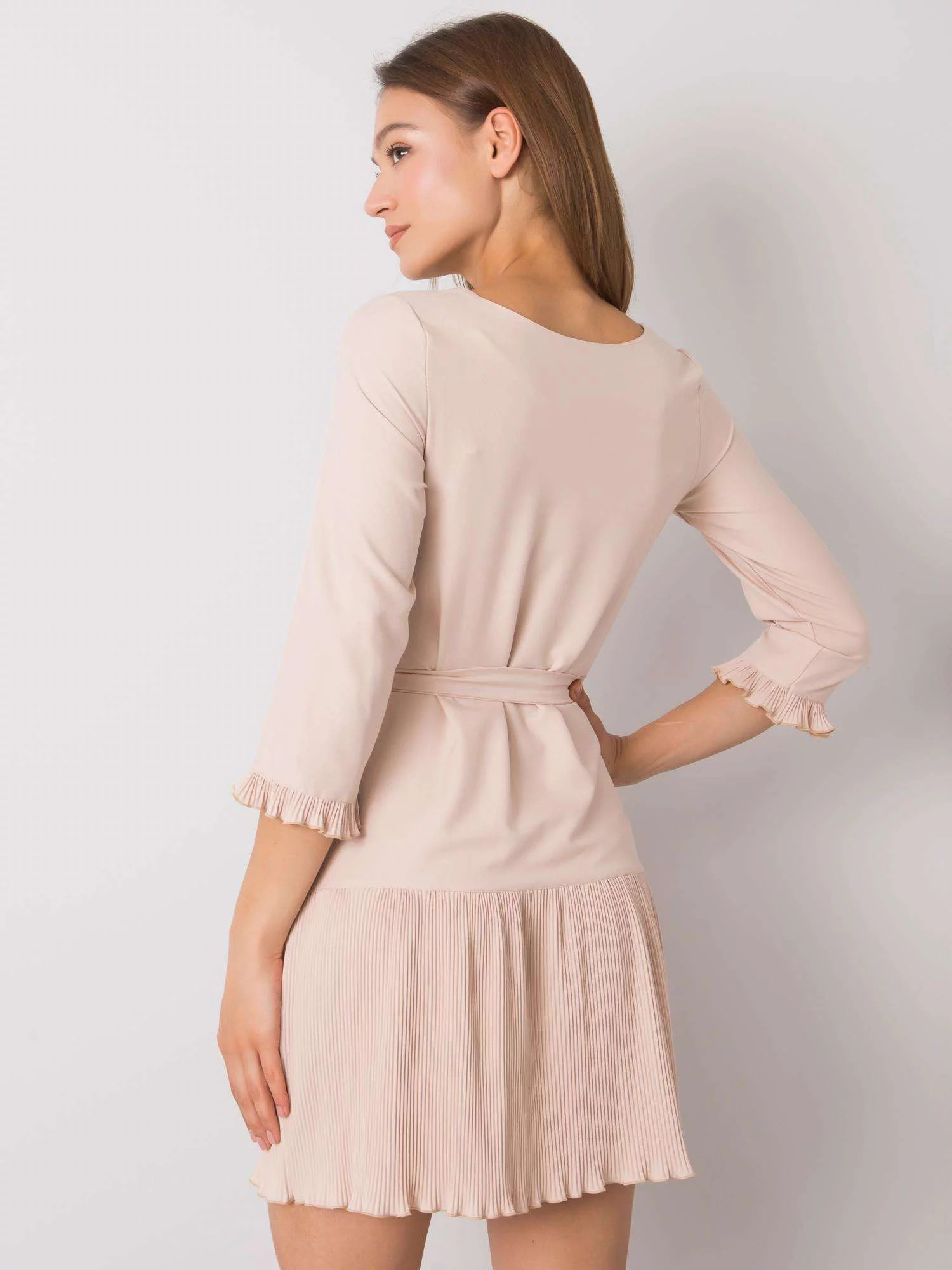Šaty - LK SK 507733.80P - FPrice khaki 36 (obrázek 4)