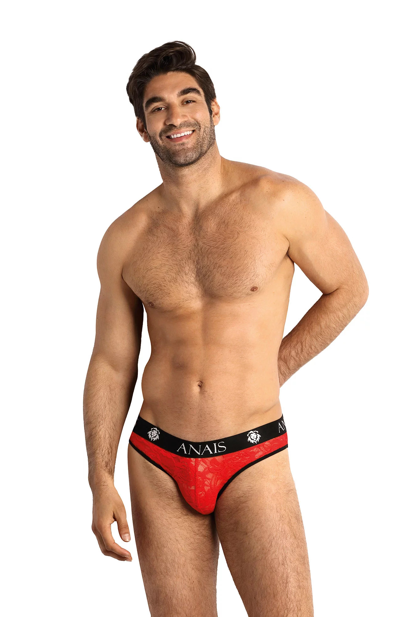 Pánske slipy Brave slip - Anais XXXL červená