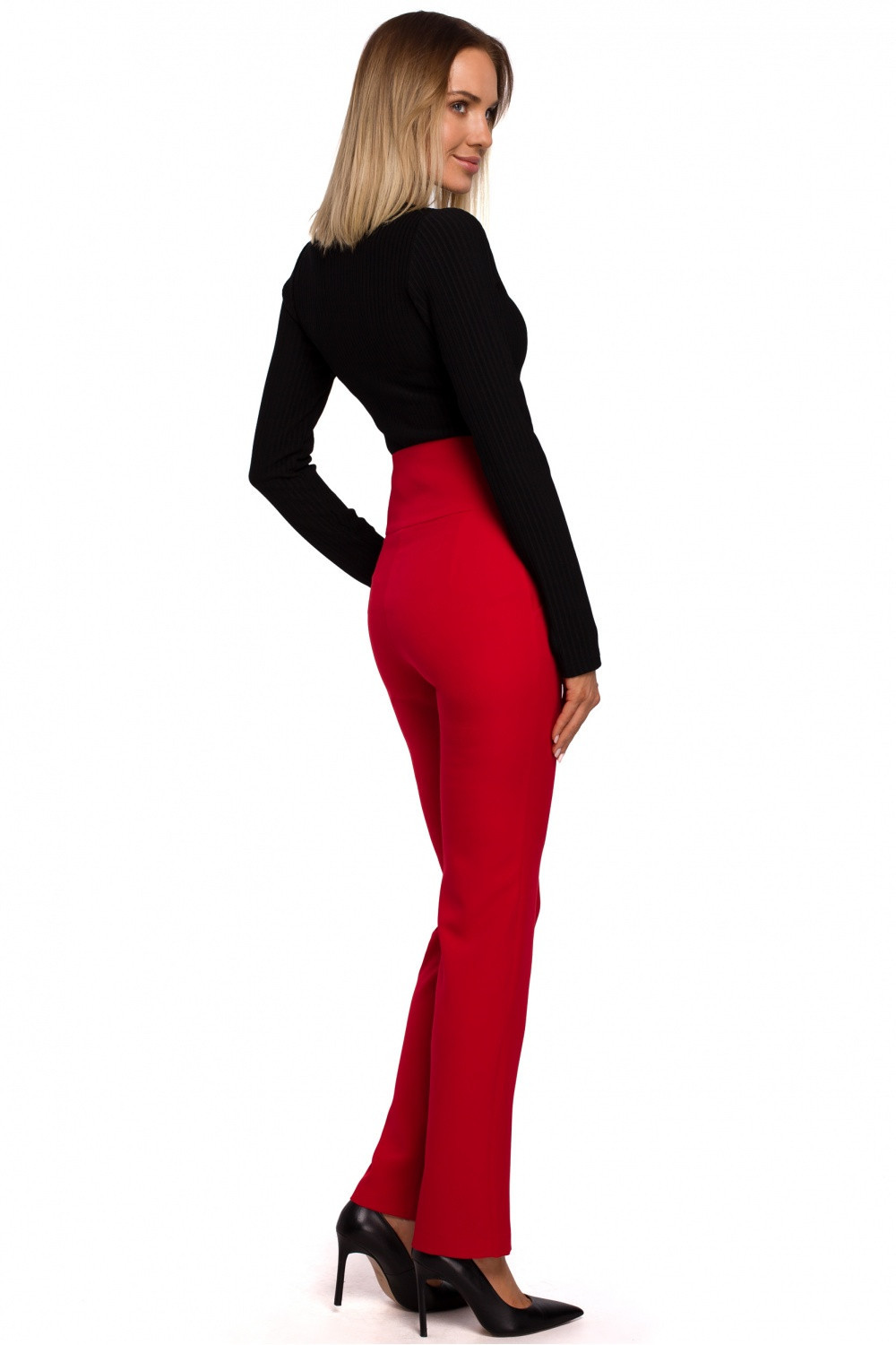 Dámské kalhoty model 17424185 S36 červená - Moe