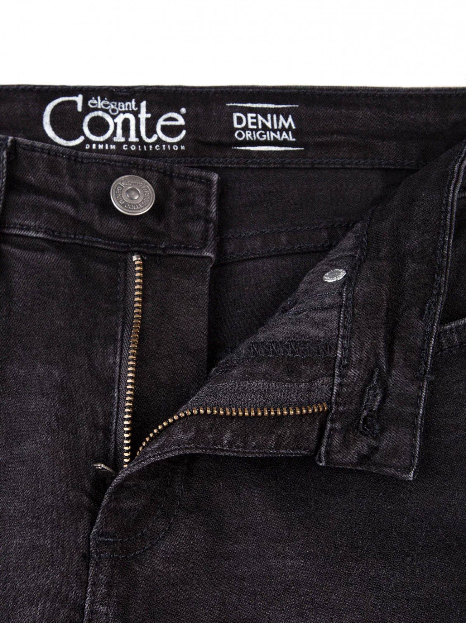 Dámské džínové kalhoty 2992/4937 - Conte Elegant 40 tmavě šedá (obrázek 7)