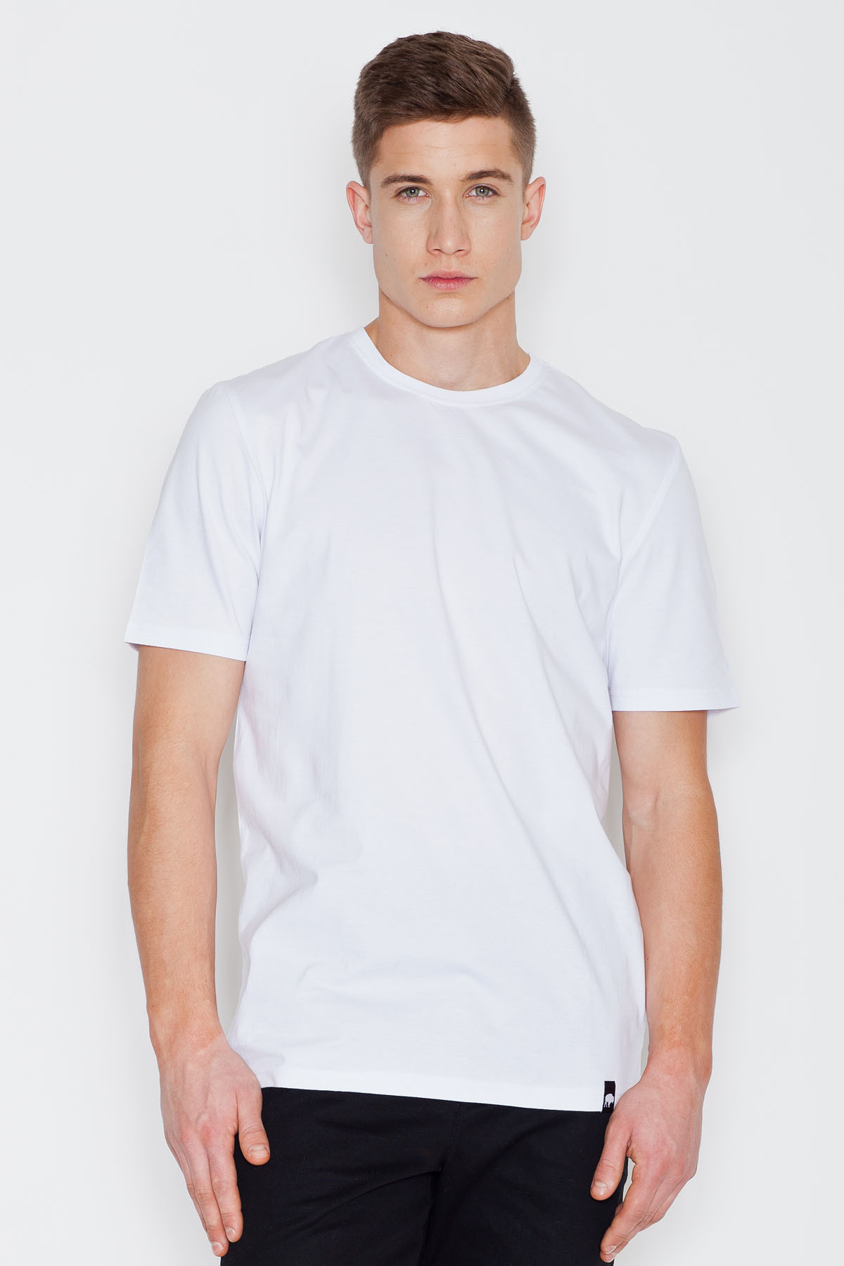 Pánske tričko V001 - Visent S bílá