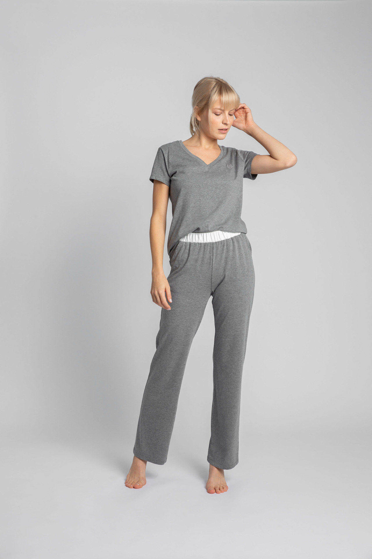 Dámské pyžamové kalhoty LA016 - LaLupa staro růžová M