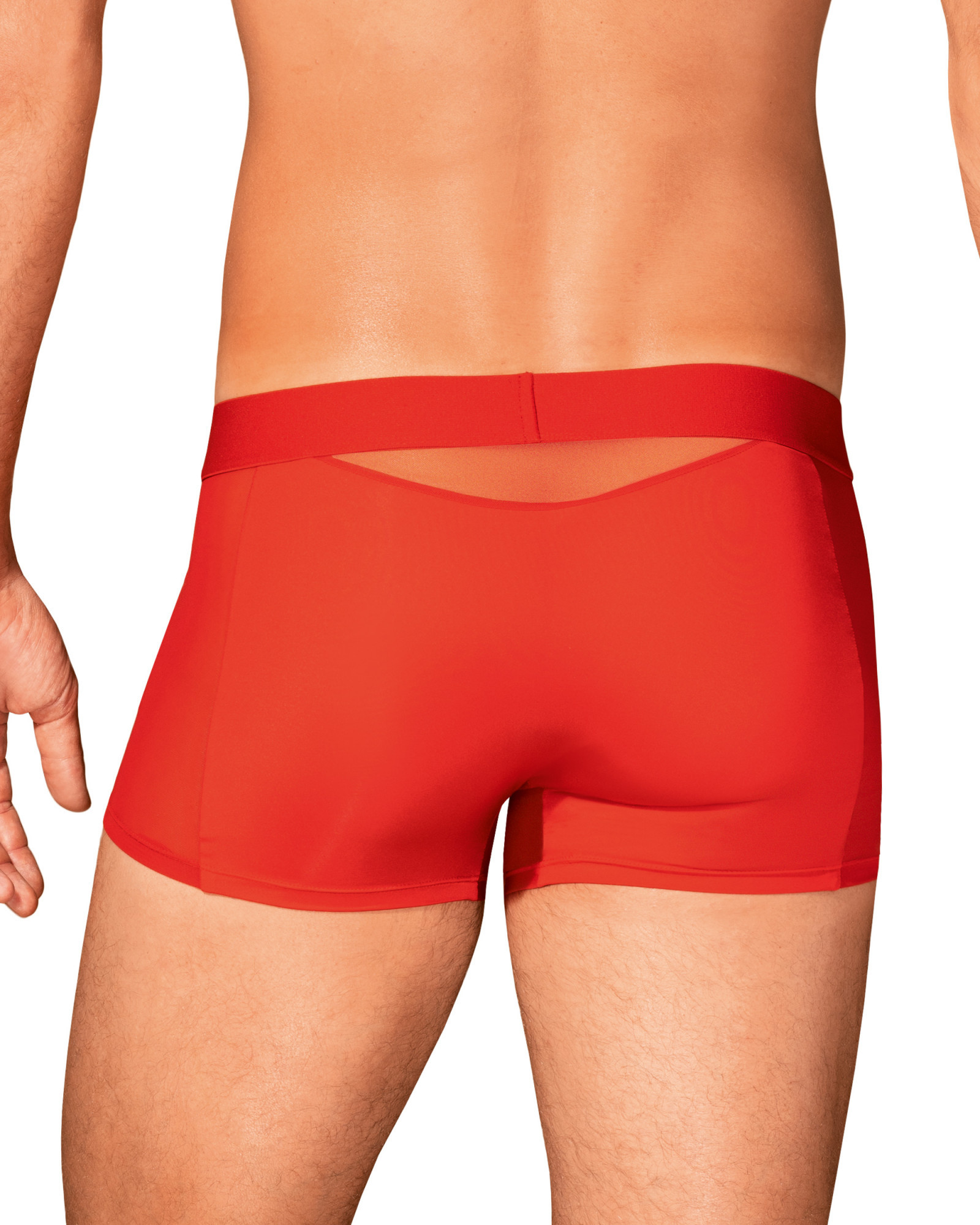 Pánské slipy Boldero boxer shorts red - Obsessive červená L/XL