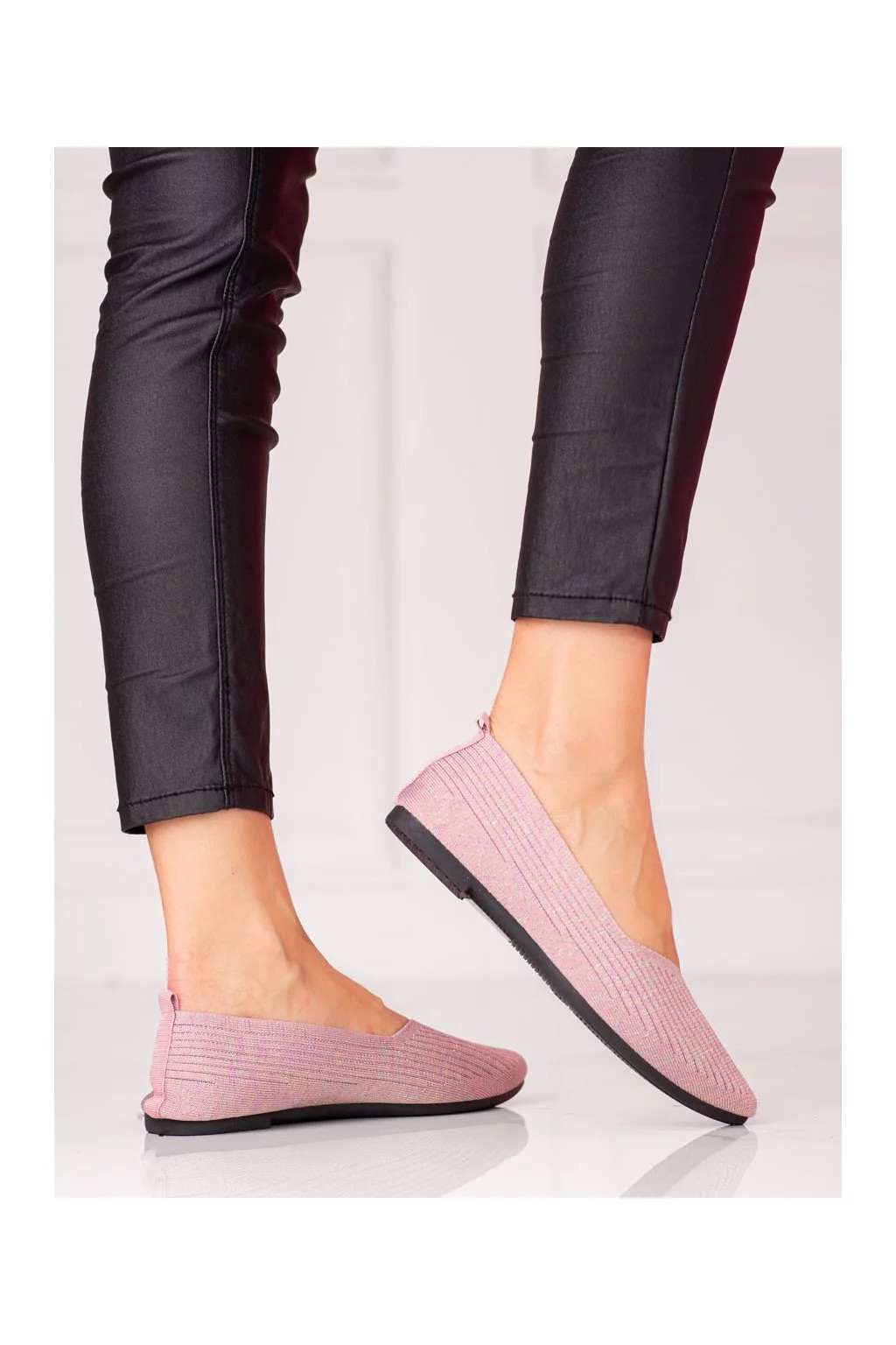 Dámske textilné beleríny 22-16013P - POTOCKI 41 pudrovo-růžová