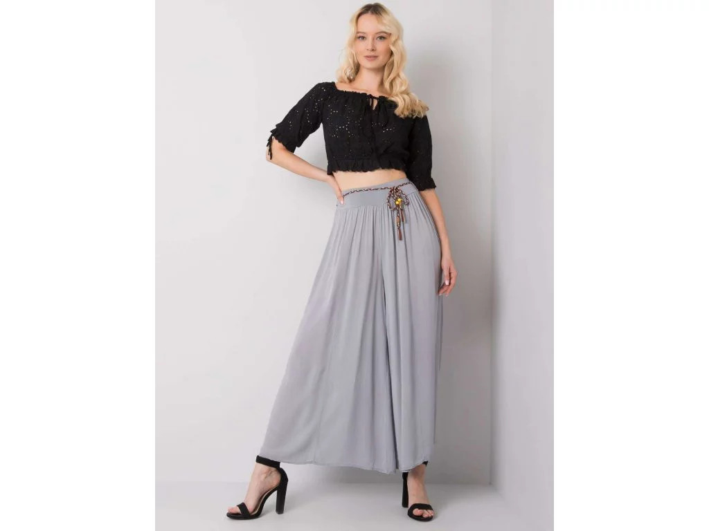 Dámské široké kalhoty BI 81733 - FPrice beige L (obrázek 13)