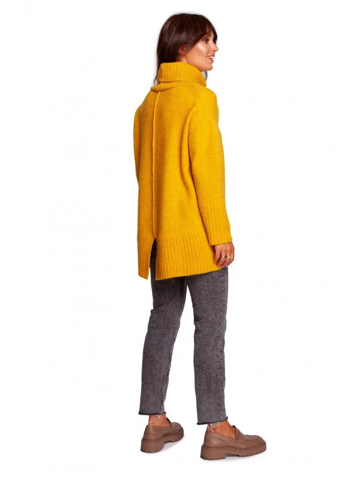 Mikina s rolákem a pulovrem BK086 - BeWear L/XL Žlutá (obrázek 12)