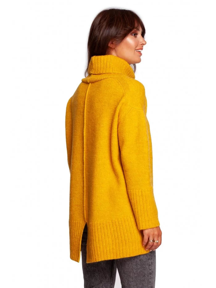 Mikina s rolákem a pulovrem BK086 - BeWear L/XL Žlutá (obrázek 18)