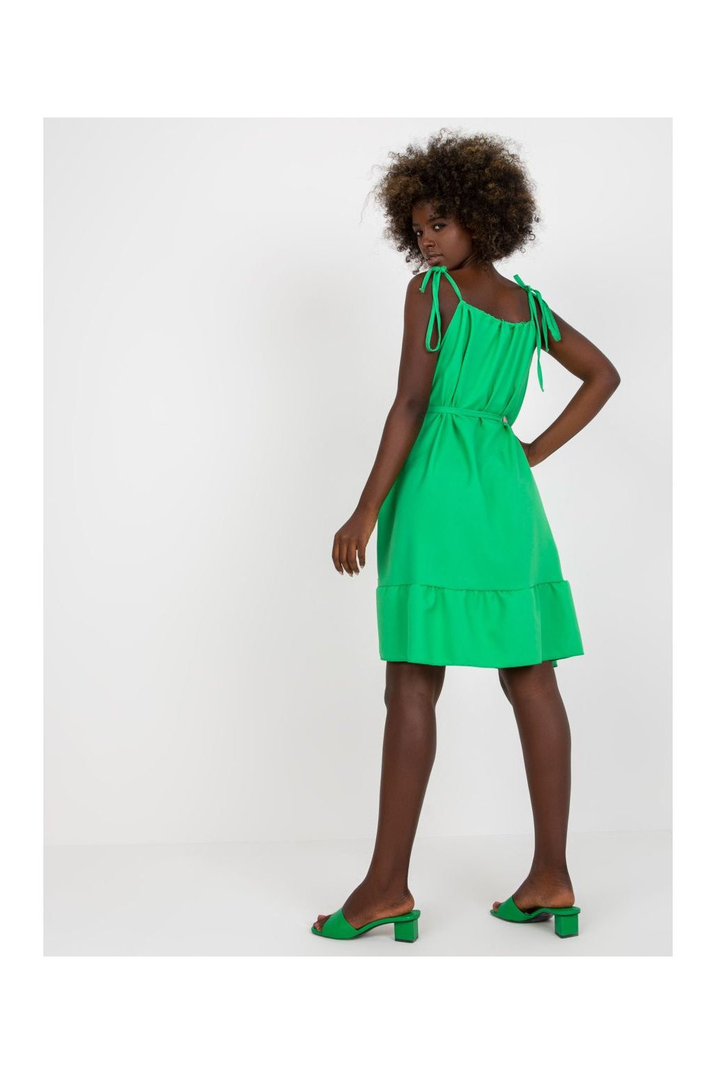 Dámské šaty WN SK 2809.06 - Rue Paris zelená L-XL