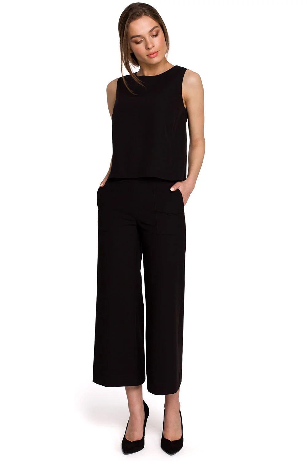 Dámská halenka S257 - Stylove černá XL (obrázek 3)