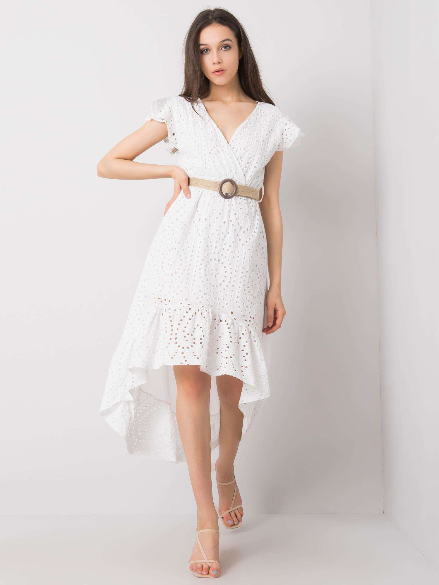 Dámské šaty TW SK BI 25482.20 bílé - FPrice bílá XL