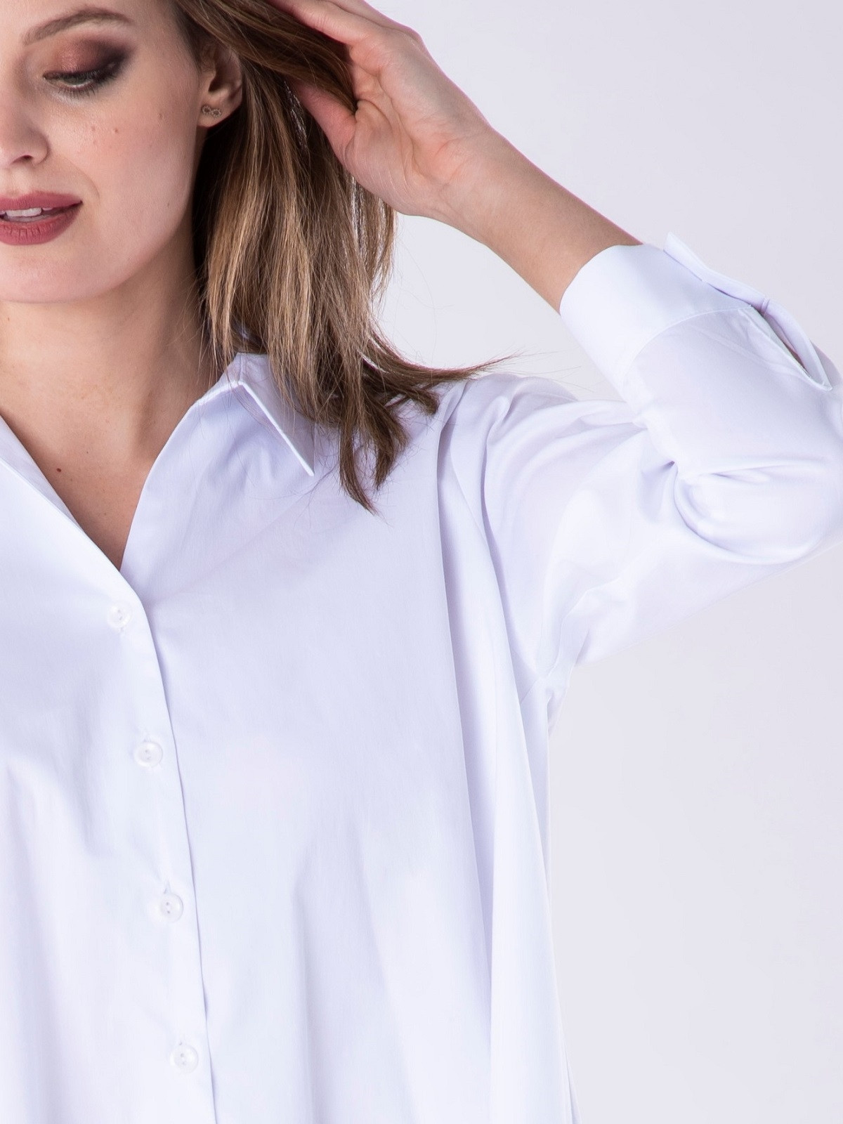 E-shop Dámská košile 804 Carina bílá - Look Made With Love