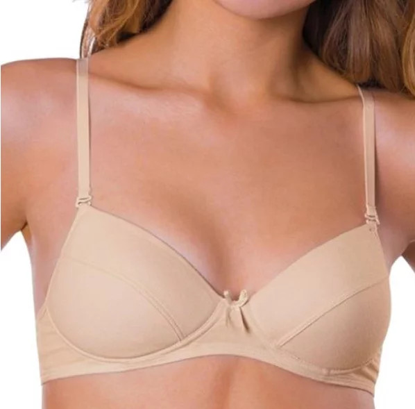 Dievčenská podprsenka TBC 024 Beige - Key 70AA béžová