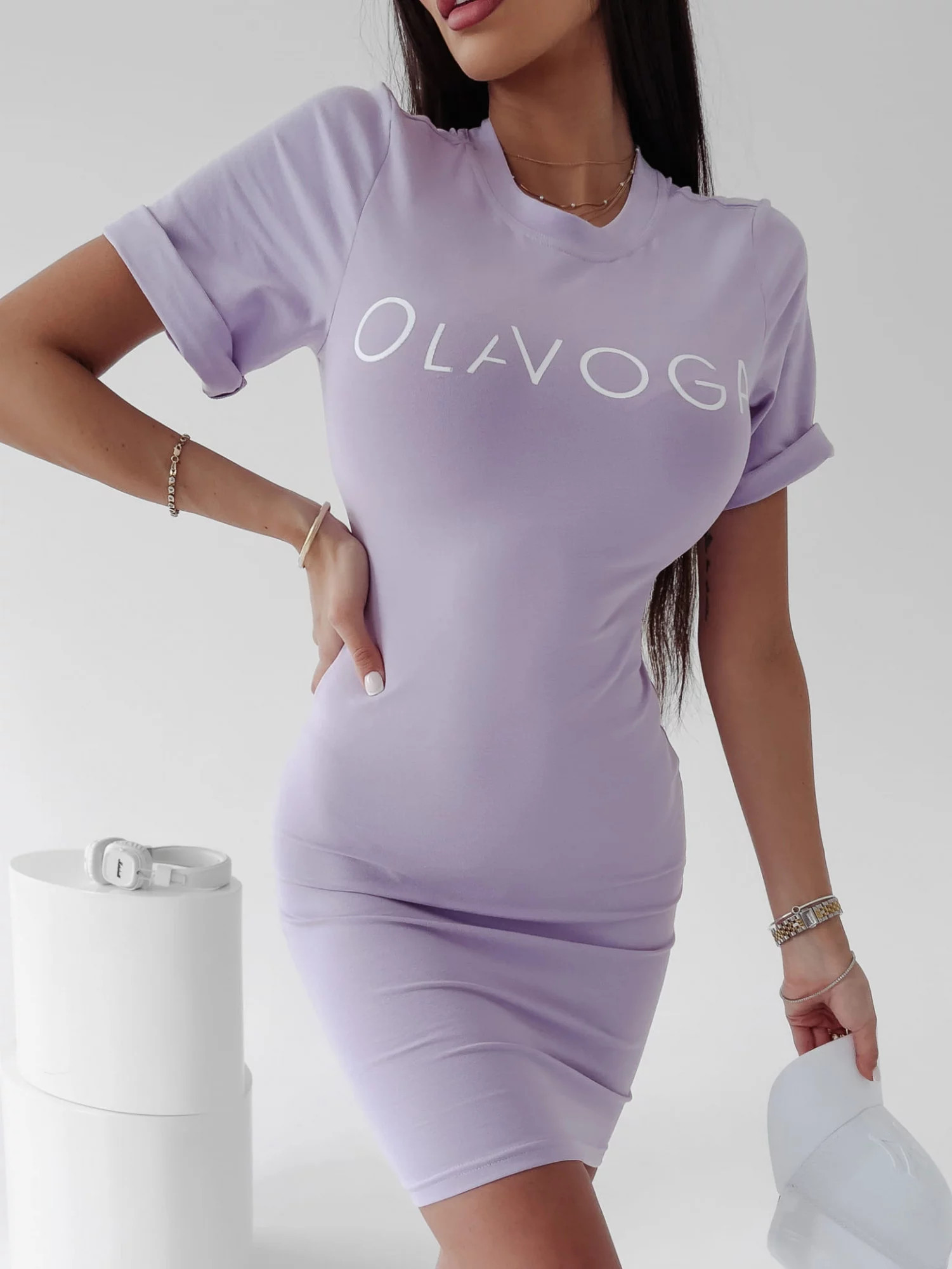 Dámské šaty 277797 lila - Ola Voga S (obrázek 3)