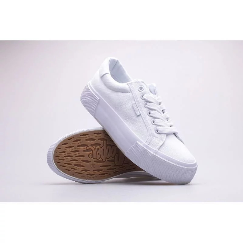 Dámske topánky W LCW-22-31-0884L White - Lee Cooper 41 ecri(krémová)