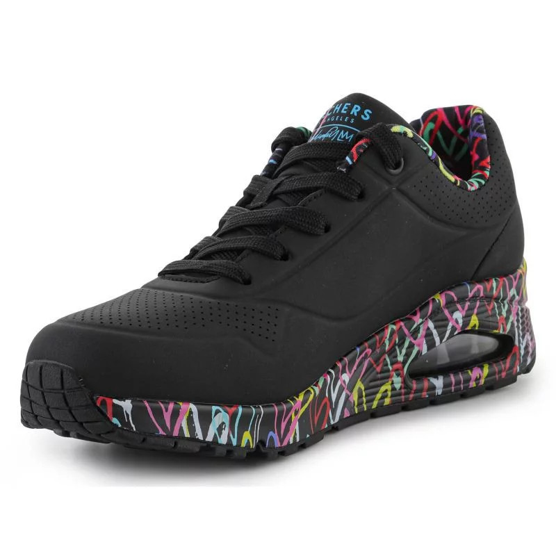 Dámská obuv Uno Loving Love W 155506-BBK černá-mix - Skechers černá- MIX barev 36 (obrázek 4)