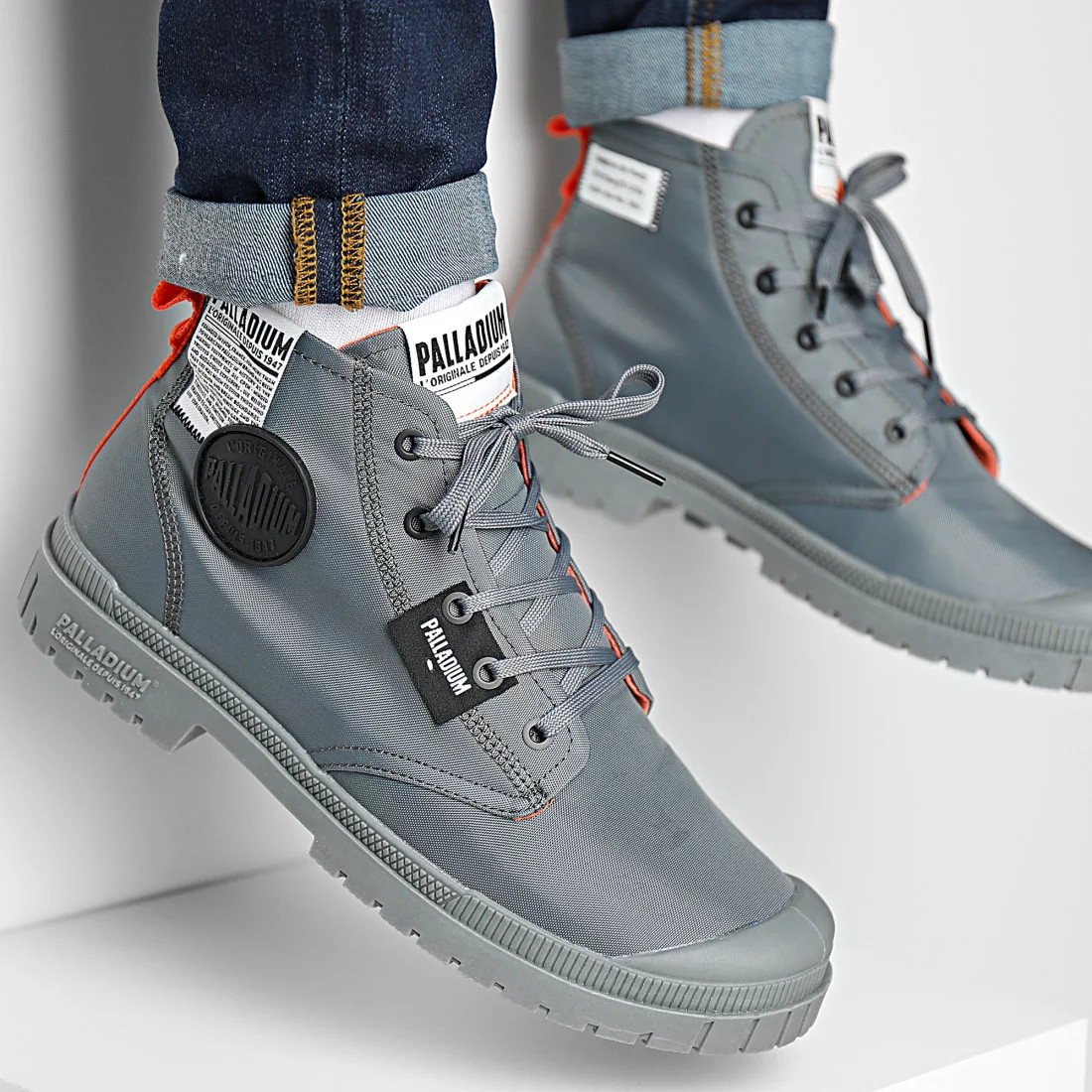 Unisex boty SP20 OVERLAB SEDONA SAGE U 77371-417-M tmavě šedá - Palladium tmavě šedá 38 (obrázek 8)