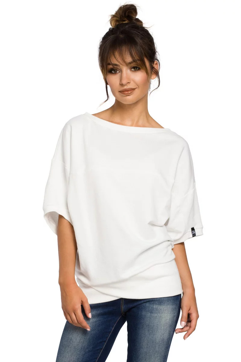 Dámská halenka B048 ecru - BeWear  L/XL (obrázek 3)