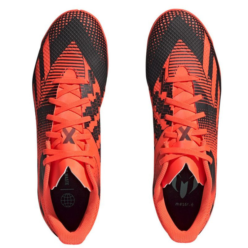 Pánské boty / kopačky X Speedportal Messi.4 M ID1737 Neon oranžová s černou - Adidas neonová oranžová 44