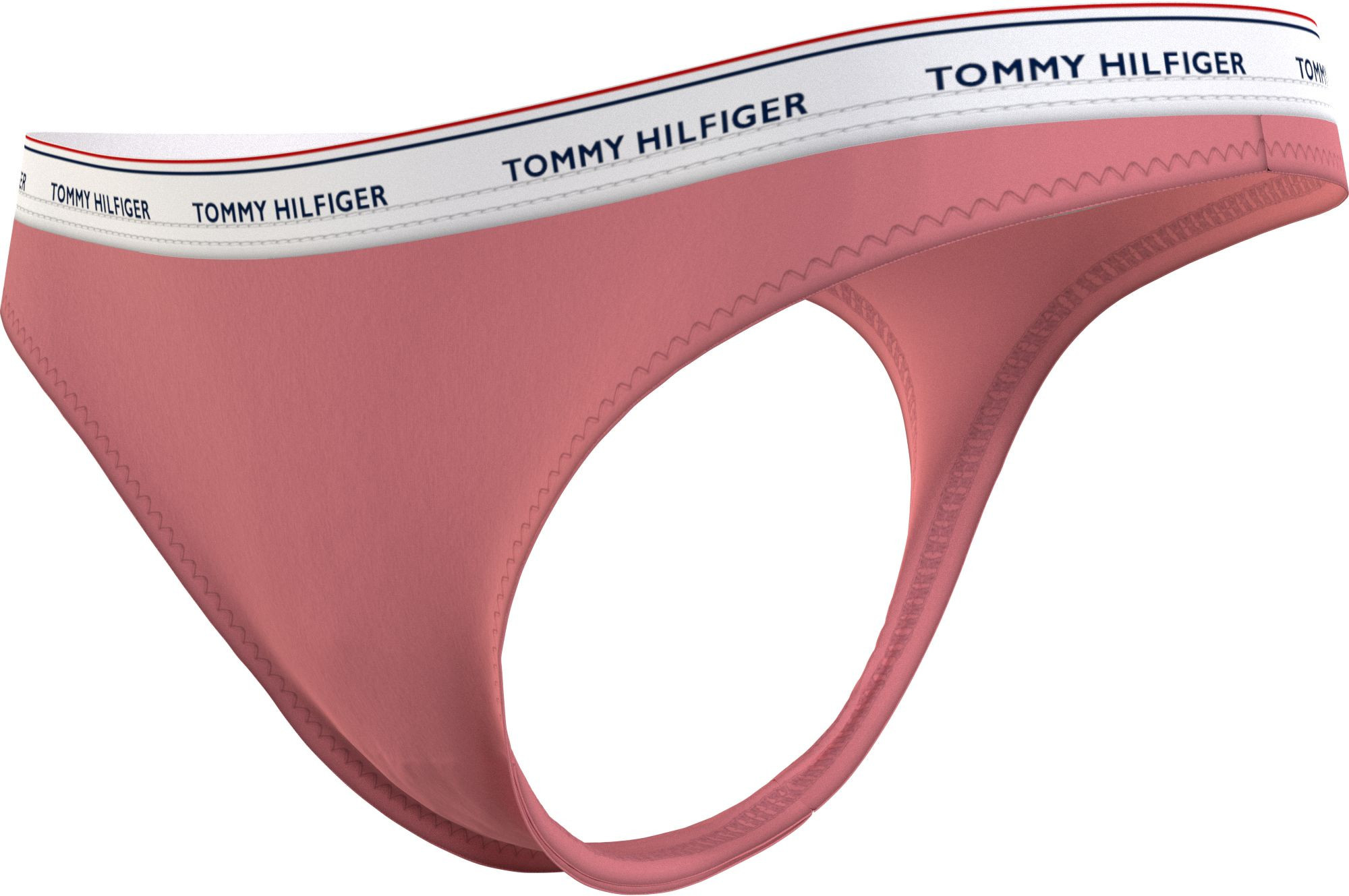 Dámské tanga 3 PACK UW0UW04894 0R6 růžovo-zelené - Tommy Hilfiger M