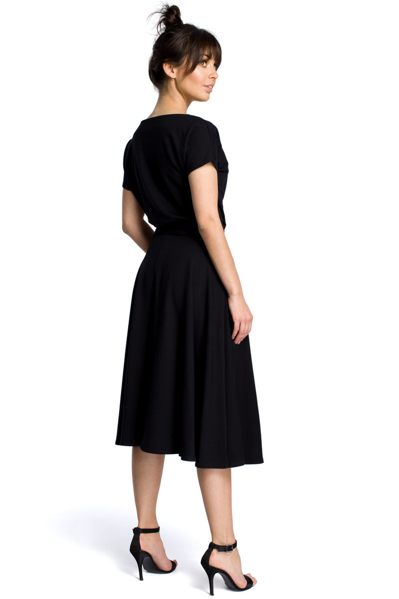Dámské šaty B067 černé - BeWear XXL