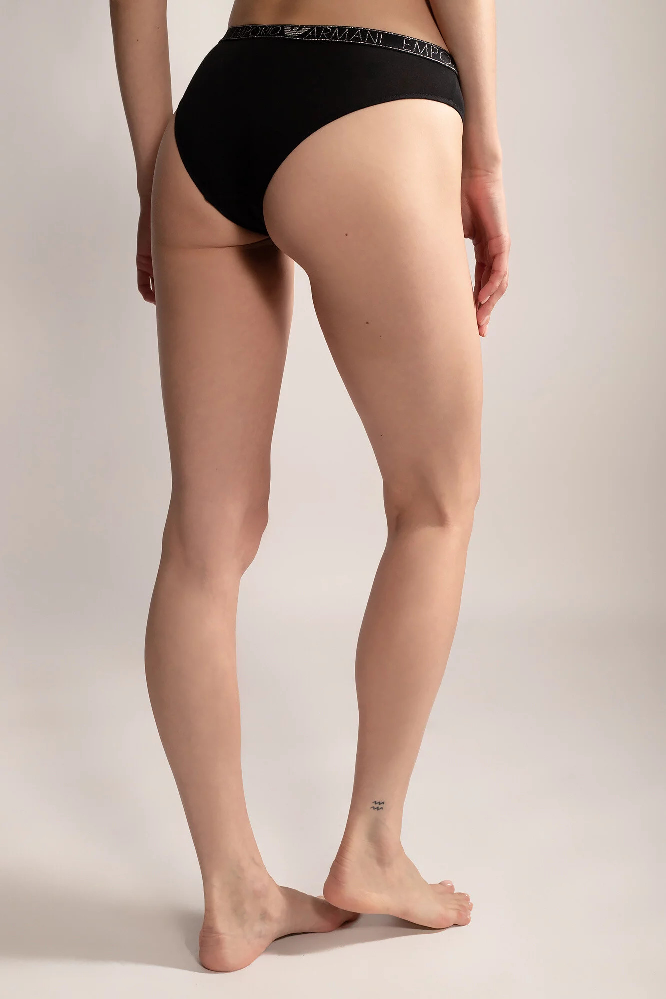 Dámské kalhotky 2PACK 163334 3F223 00020 černé - Emporio Armani M (obrázek 4)