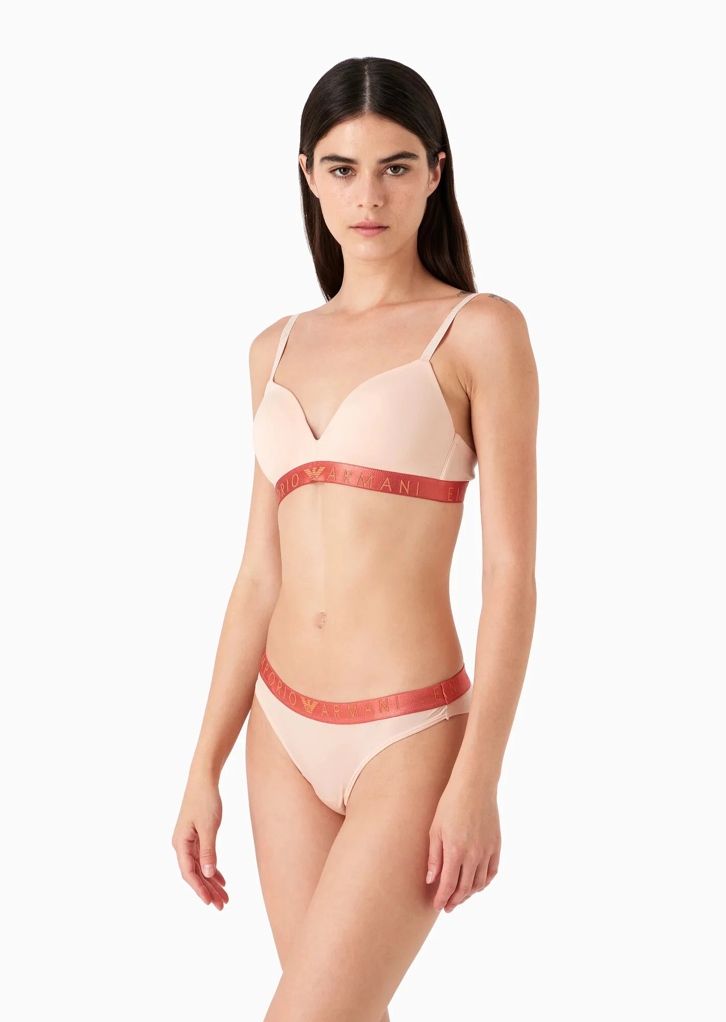 Dámská tanga 2PACK 163333 3F235 03050 nude - Emporio Armani L (obrázek 4)