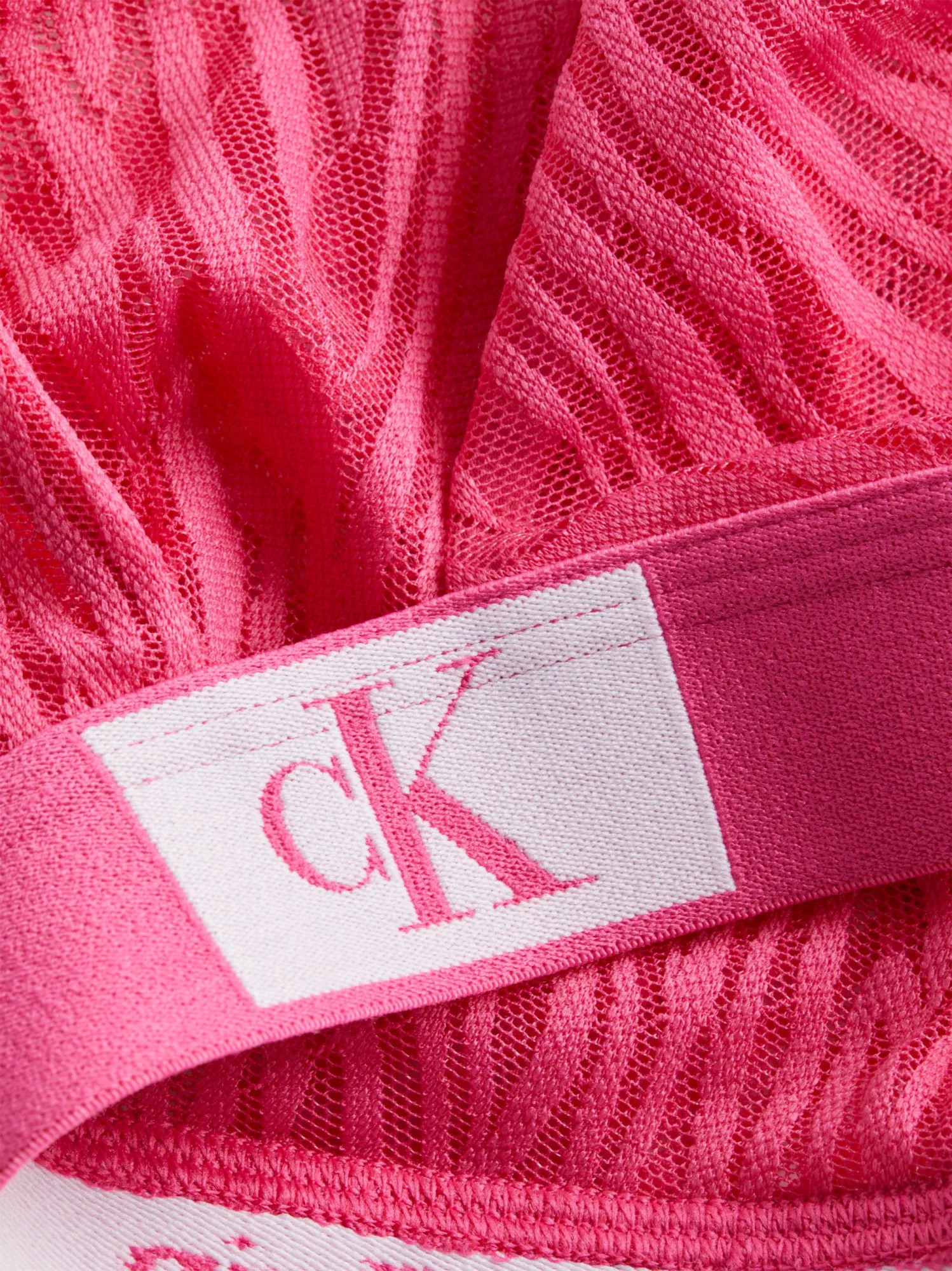 Dámská podprsenka 000QF7377E FUD tm. růžová - Calvin Klein M (obrázek 3)