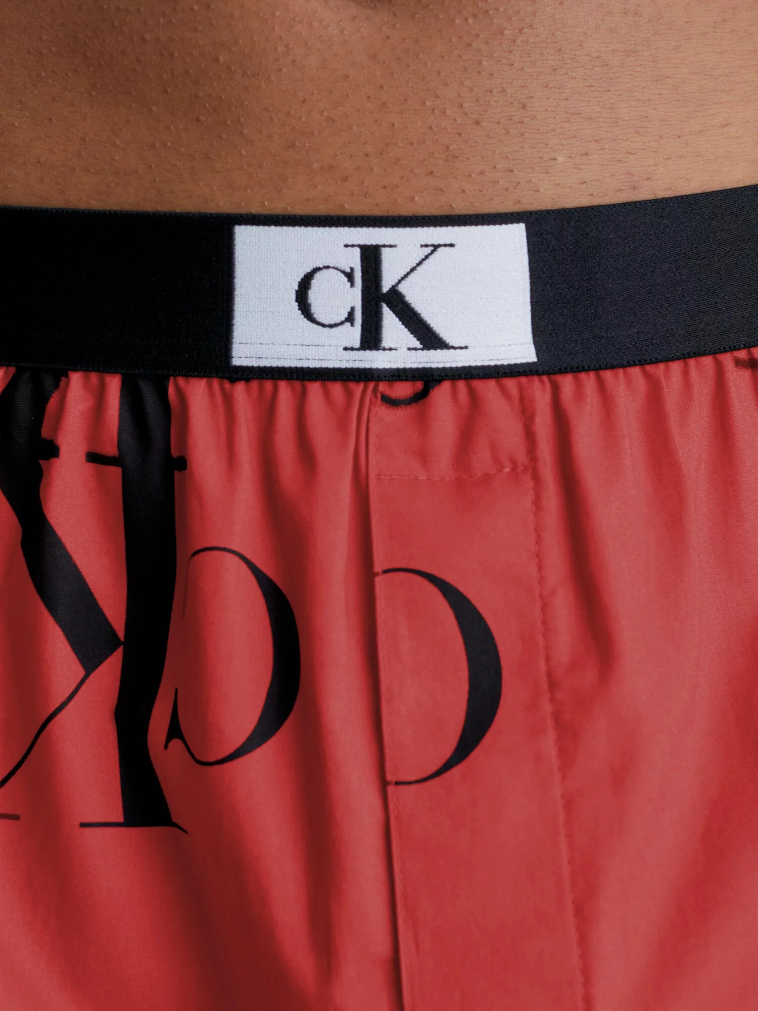 Pánské trenýrky 000NB3411A GNP červené s potiskem - Calvin Klein M (obrázek 4)