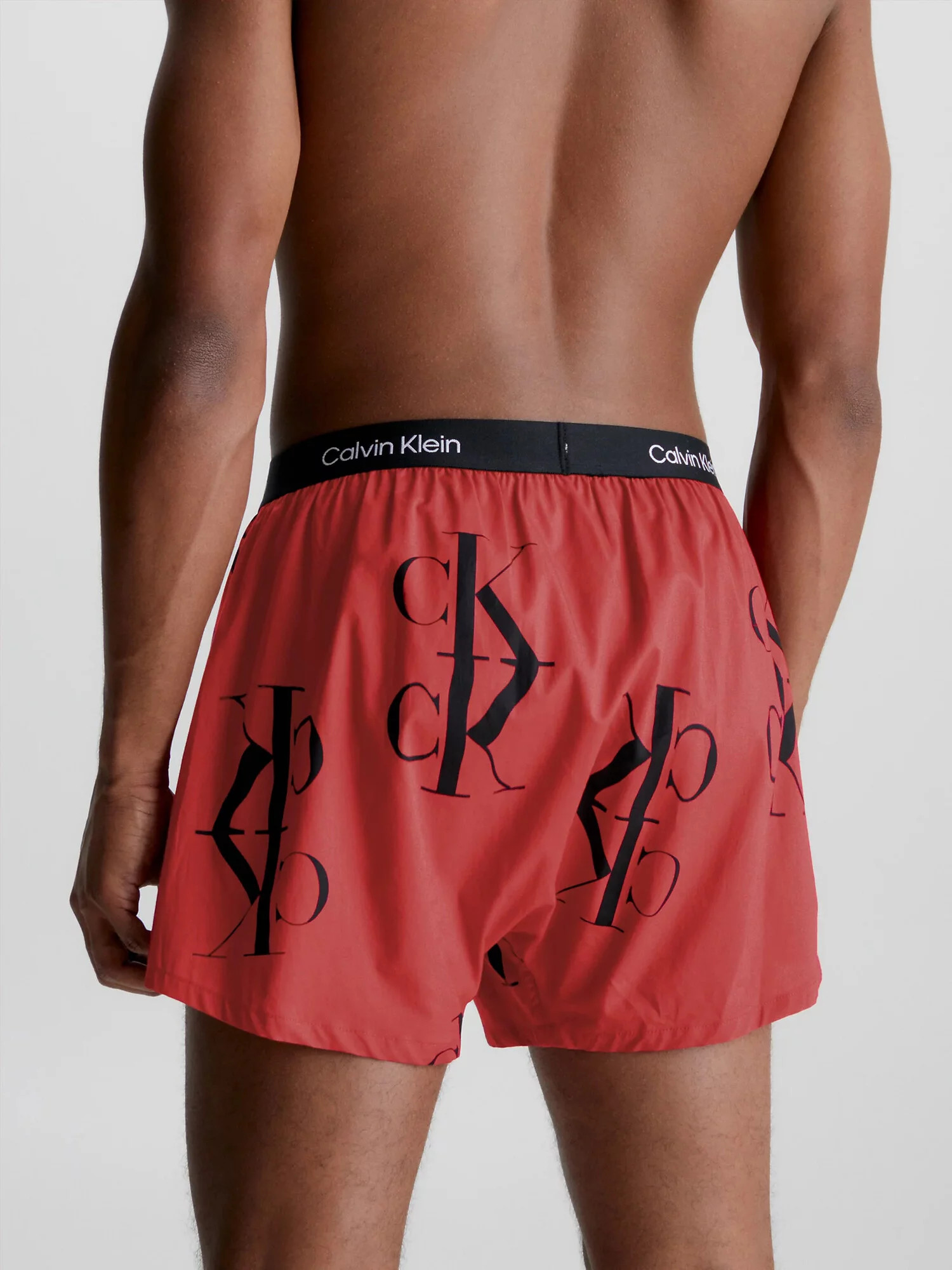 Pánské trenýrky 000NB3411A GNP červené s potiskem - Calvin Klein M (obrázek 5)